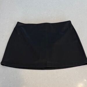 Bar III Sleek Black Mini Skirt NWT